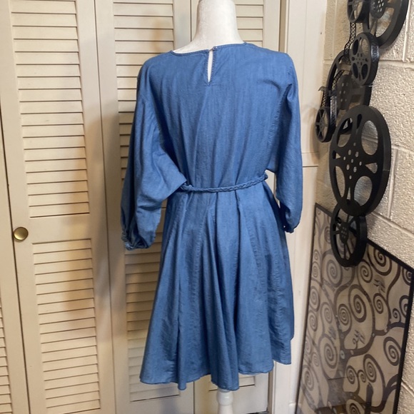 NWOT ALTR-D STATE A BEAUTIFUL SOUL “A”  fun flirty lightweight 💯 cotton dress - Picture 2 of 9